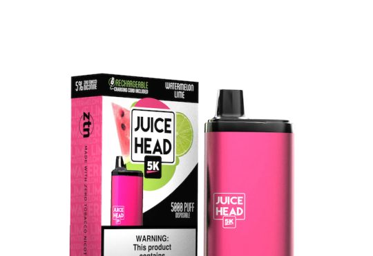 Disposable vape filled with nicotine e-liquid