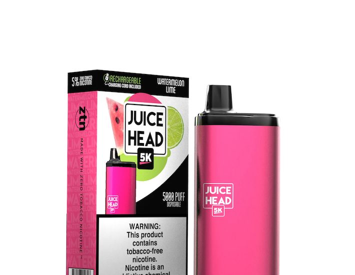 Disposable vape filled with nicotine e-liquid